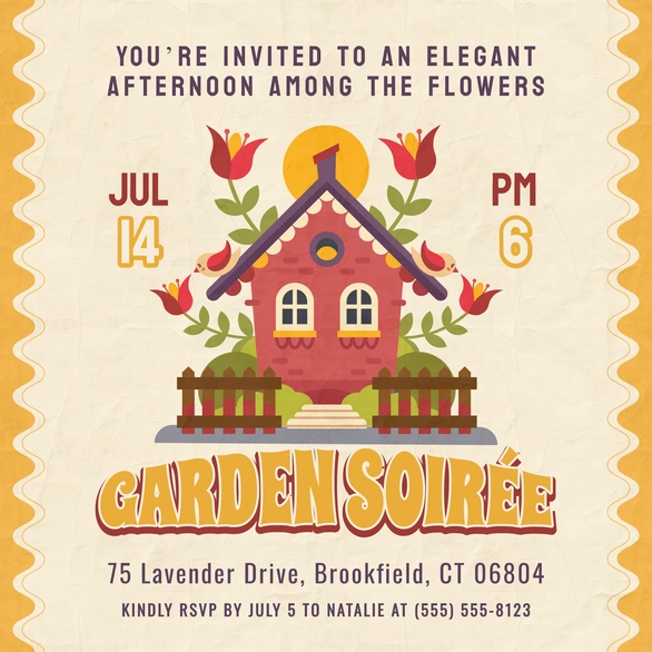 Garden Party Invitation