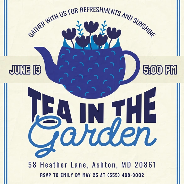 Tea Party Invitation