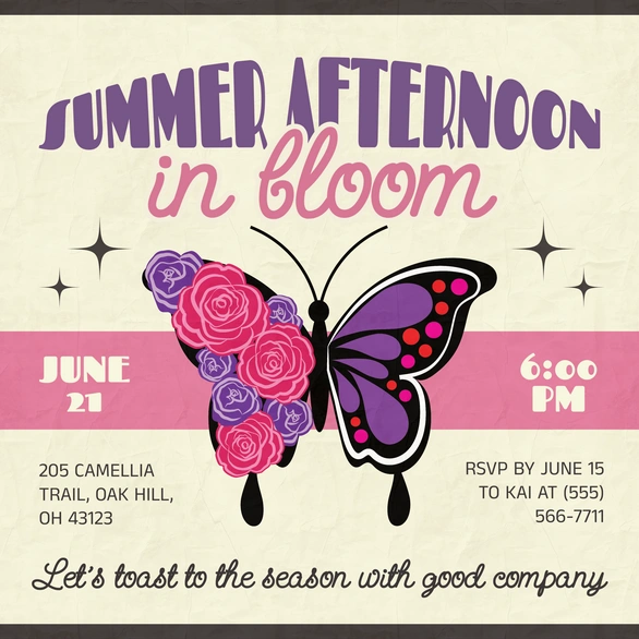 Summer Afternoon in Bloom