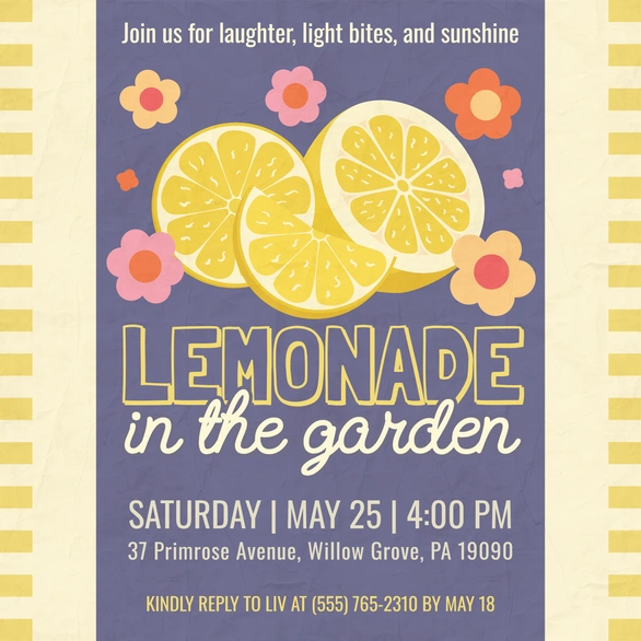 Garden Party Invitation