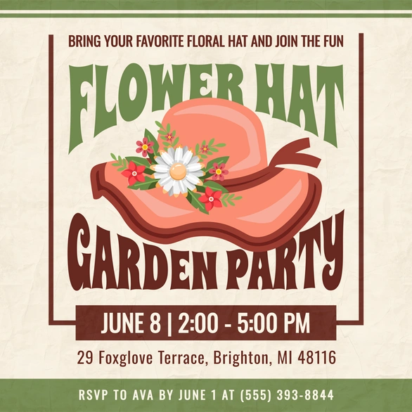 Garden Party Invitation