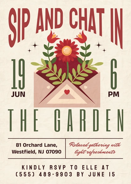 Garden Party Invitation