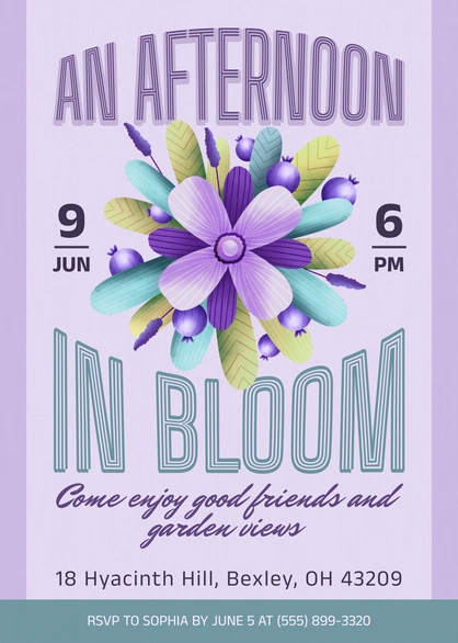 Garden Party Invitation