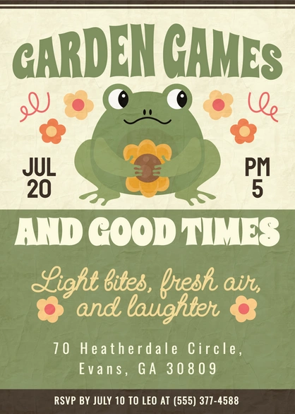 Garden Party Invitation