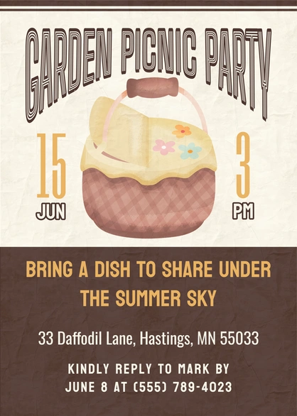 Garden Picnic Party