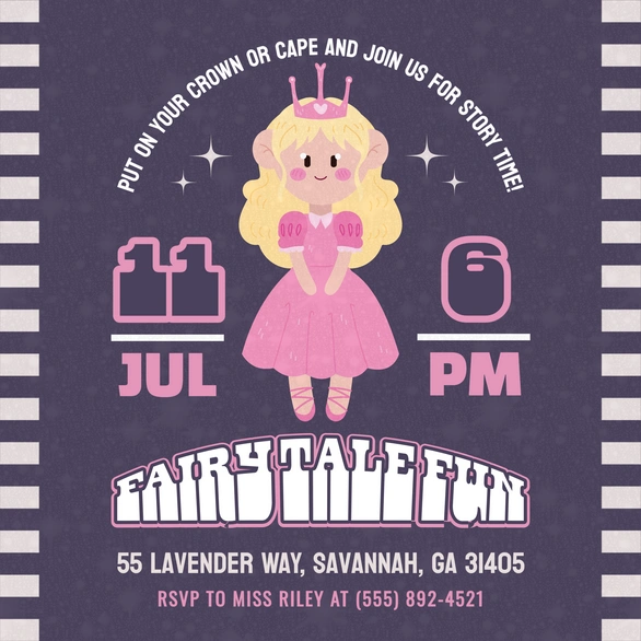 Children's Event Invitation