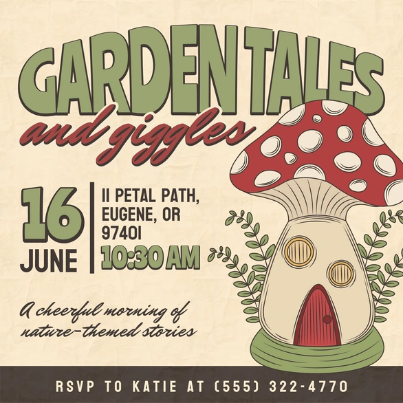 Nature-themed storytelling event