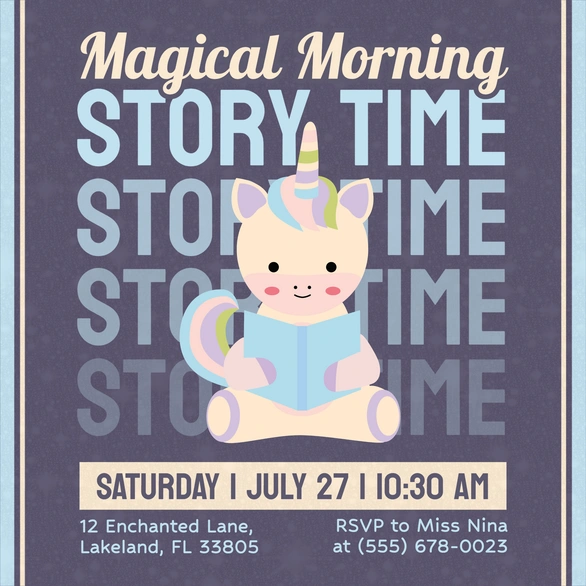 Story Time Event for Children