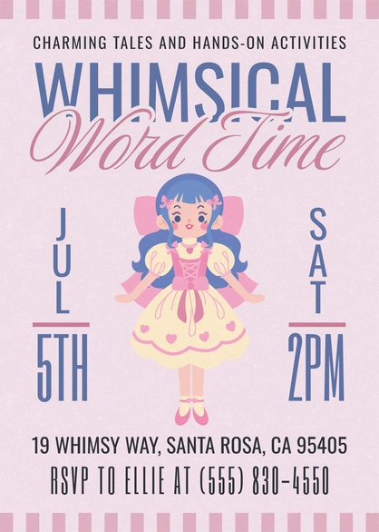 Children's Event Invitation