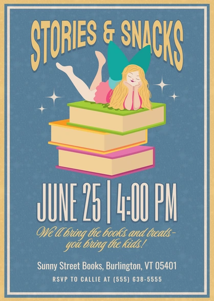 Book Reading Event for Kids