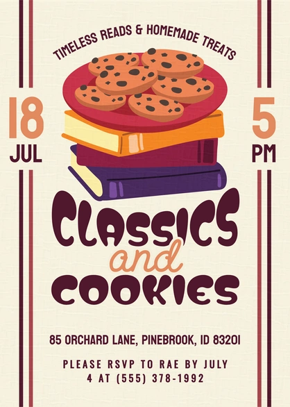 Book and Cookie Event