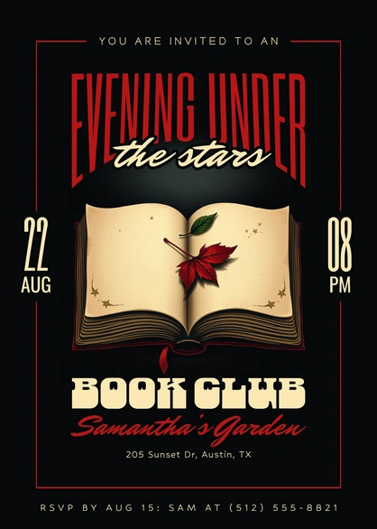 Book Club Event