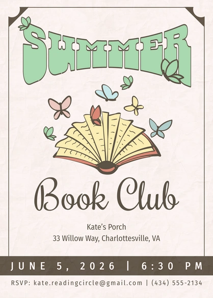Book Club Gathering
