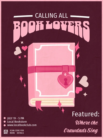 Book Event Announcement