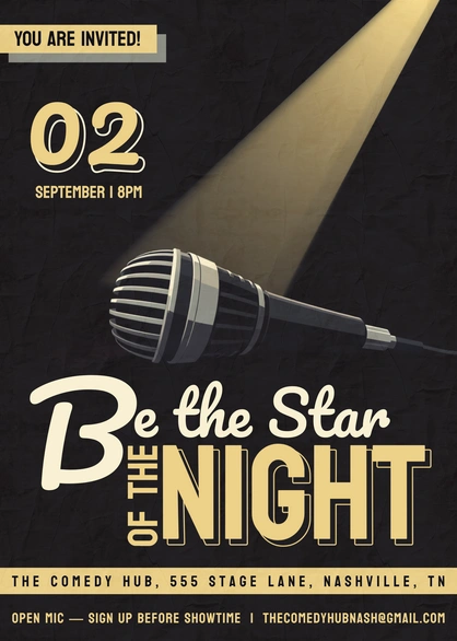 Open Mic Night Event
