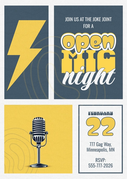 Open Mic Night Announcement