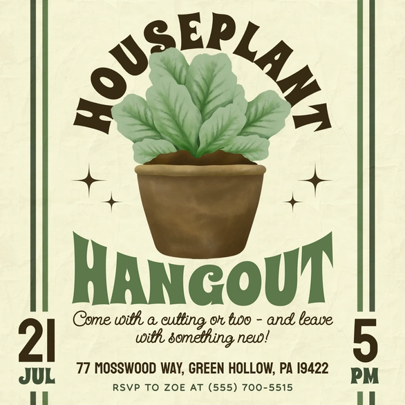 Houseplant Event