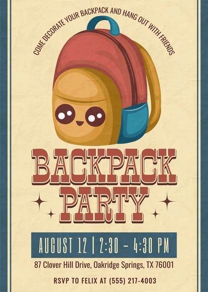 Backpack Party