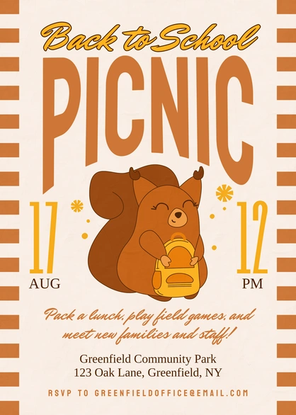 School Event Invitation