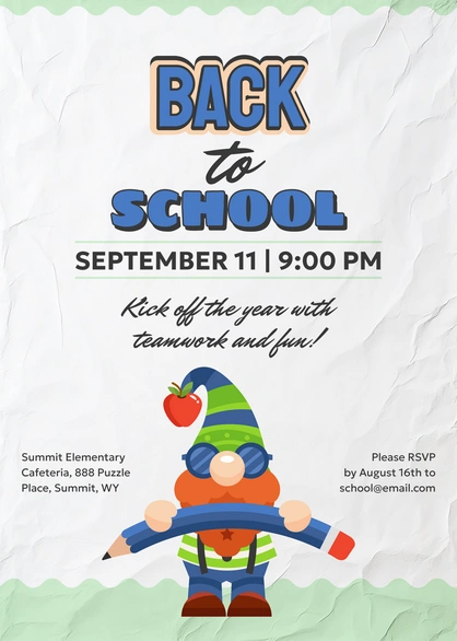 Back to School Event