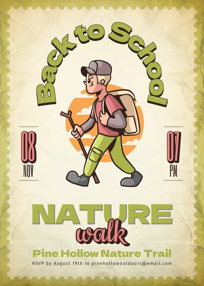 Nature Walk Invitation