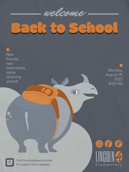 School Event Announcement