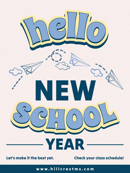 School Year Announcement