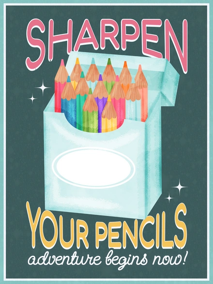 Pencils in a box