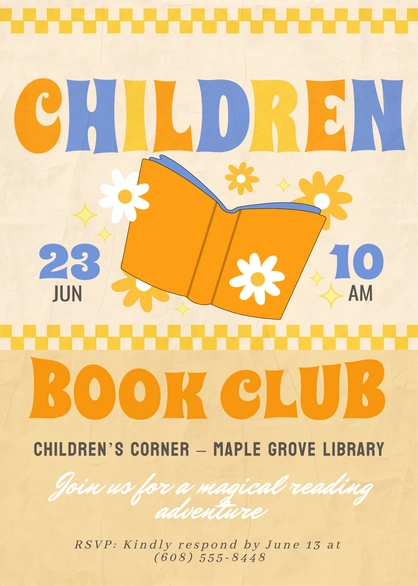 Children's Book Club Event