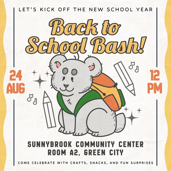 Back to School Event