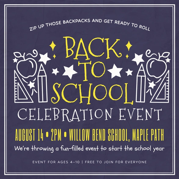 Back to School Event