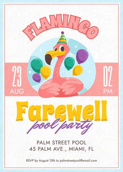 Farewell Pool Party