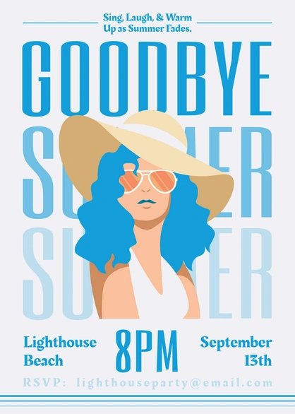 Farewell Summer Party Invitation
