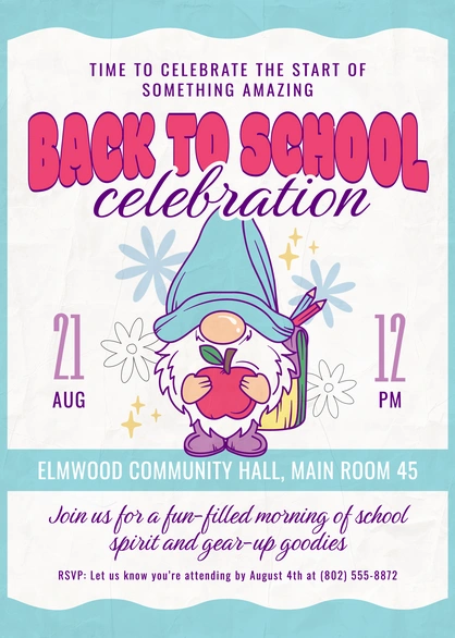 School Event Invitation