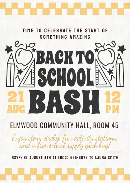 School Event Invitation
