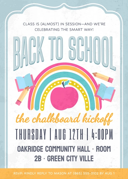 Back to School Event