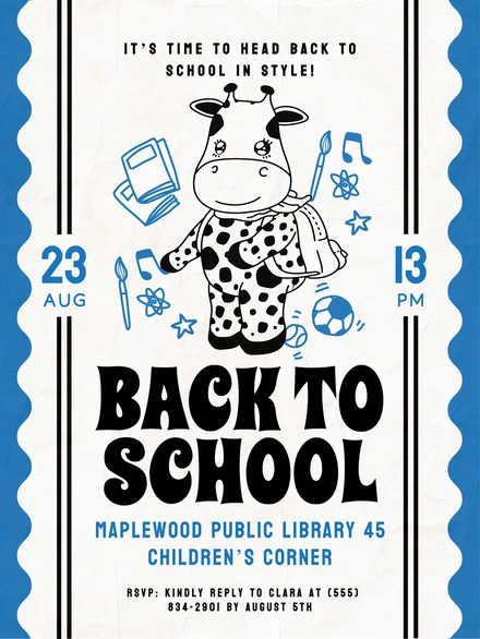 Back to School Event at the Library