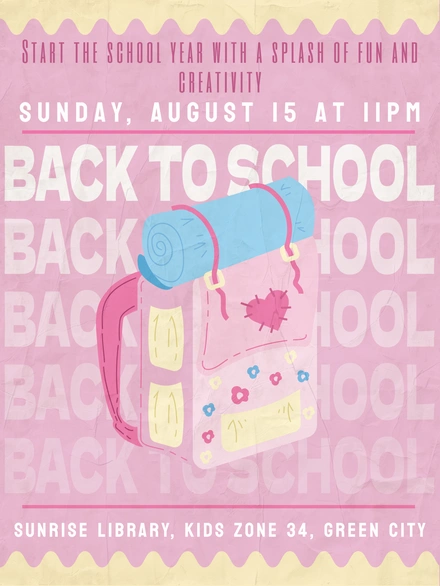 School Event Announcement