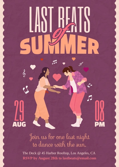 End of Summer Dance Party