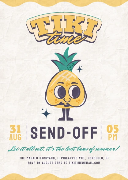 Tiki Send-Off Party