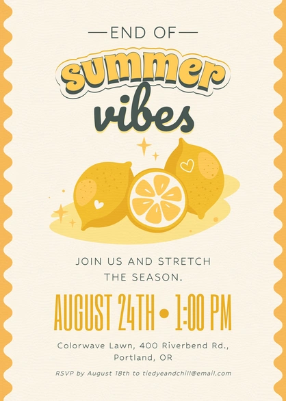 Summer Event Invitation