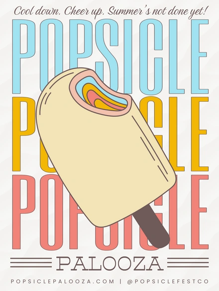 Popsicle-themed event promotion