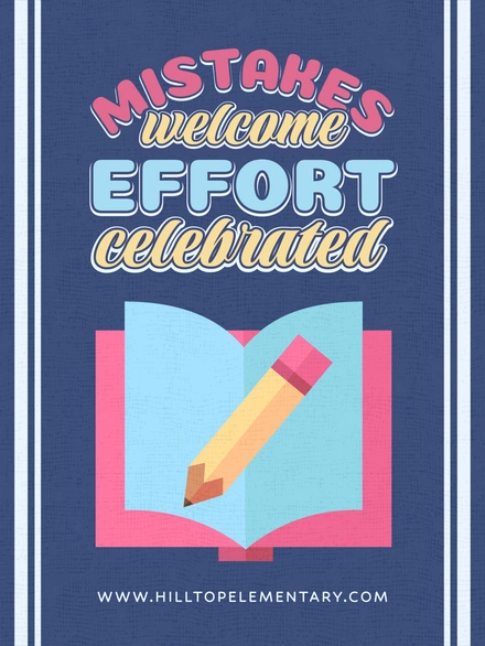 Motivational School Poster