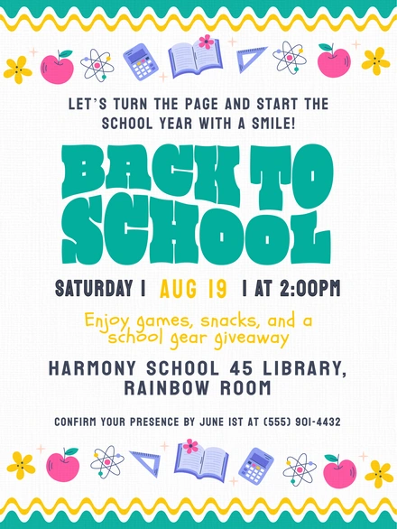 School Event Invitation