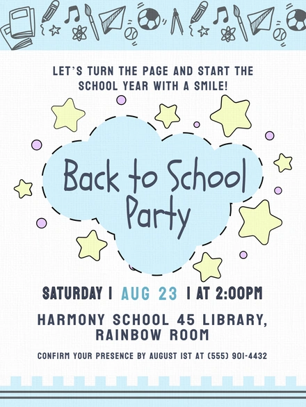 School Event Invitation