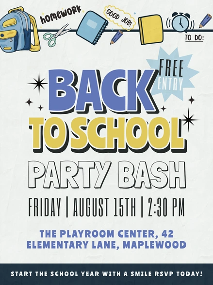School event announcement