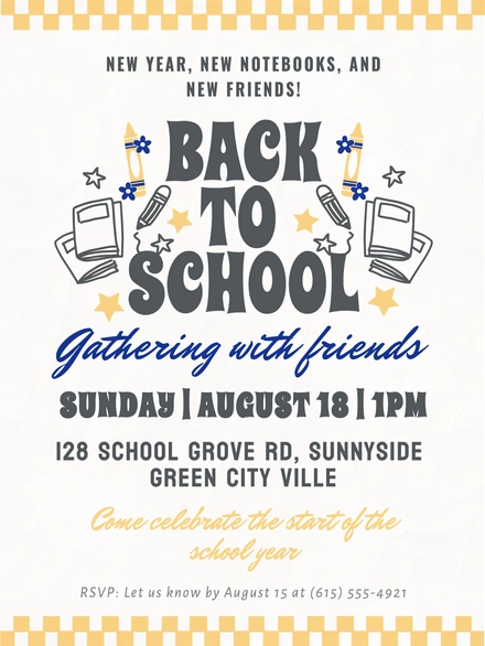 School Event Invitation
