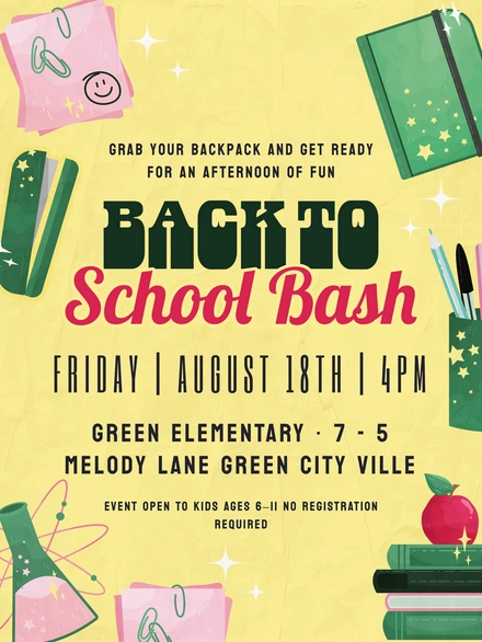 Back to School Event