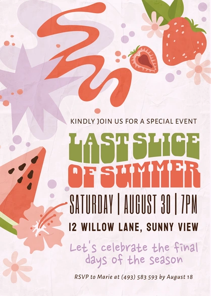 Summer Event Invitation