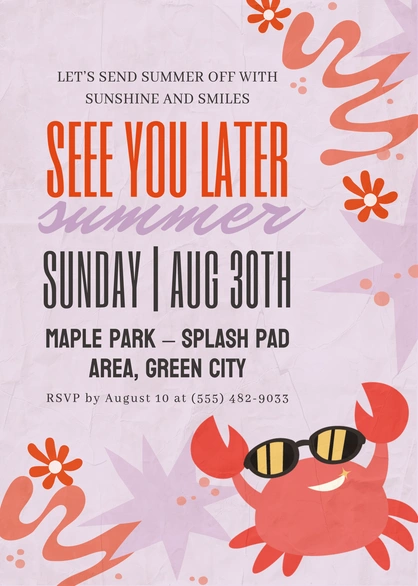 End of Summer Party